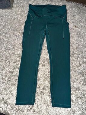 lululemon Speed Up Tight Women's Athletic Leggings Blue Size 8